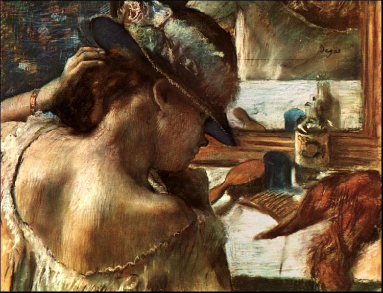Edgar Degas Before the Mirror Sweden oil painting art